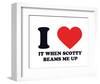 I Heart it when Scotty Beams Me Up-null-Framed Giclee Print