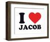 I Heart Jacob-null-Framed Giclee Print