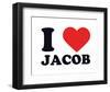 I Heart Jacob-null-Framed Giclee Print