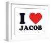 I Heart Jacob-null-Framed Giclee Print