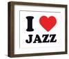 I Heart Jazz-null-Framed Giclee Print