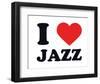 I Heart Jazz-null-Framed Giclee Print