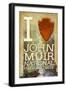 I Heart John Muir National Historic Site-Lantern Press-Framed Art Print