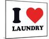 I Heart Laundry-null-Mounted Giclee Print