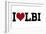 I Heart LBI-Lantern Press-Framed Art Print