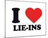 I Heart Lie-Ins-null-Mounted Giclee Print