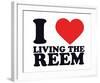 I Heart Living the Reem-null-Framed Giclee Print