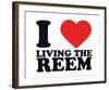 I Heart Living the Reem-null-Framed Giclee Print