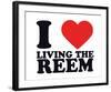 I Heart Living the Reem-null-Framed Giclee Print