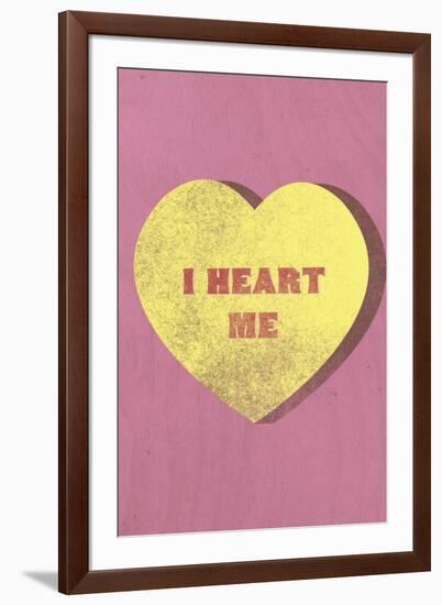 I Heart Me Candy-null-Framed Art Print