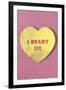 I Heart Me Candy-null-Framed Art Print