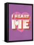 I Heart Me-null-Framed Stretched Canvas