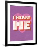 I Heart Me-null-Framed Art Print