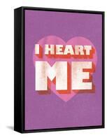 I Heart Me-null-Framed Stretched Canvas