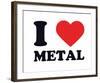 I Heart Metal-null-Framed Giclee Print