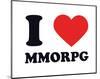 I Heart MMORPG-null-Mounted Giclee Print