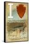 I Heart Montezuma Castle National Monument, Arizona-Lantern Press-Framed Stretched Canvas