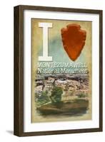 I Heart Montezuma Well National Monument, Arizona-Lantern Press-Framed Art Print