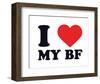 I Heart My BF-null-Framed Giclee Print