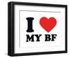 I Heart My BF-null-Framed Giclee Print