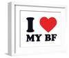 I Heart My BF-null-Framed Giclee Print