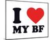 I Heart My BF-null-Mounted Giclee Print