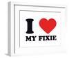 I Heart my Fixie-null-Framed Giclee Print