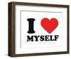 I Heart Myself-null-Framed Giclee Print