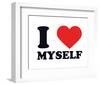 I Heart Myself-null-Framed Giclee Print