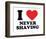 I Heart Never Shaving-null-Framed Giclee Print