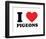 I Heart Pigeons-null-Framed Giclee Print