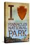 I Heart Pinnacles National Park-Lantern Press-Stretched Canvas