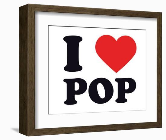 I Heart Pop-null-Framed Giclee Print