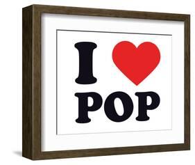 I Heart Pop-null-Framed Giclee Print