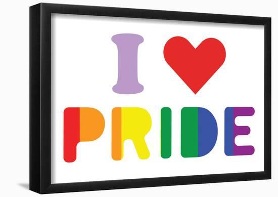 I Heart Pride-null-Framed Poster