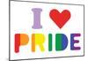 I Heart Pride-null-Mounted Poster