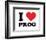 I Heart Prog-null-Framed Giclee Print