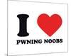 I Heart Pwning Noobs-null-Mounted Giclee Print