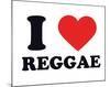 I Heart Reggae-null-Mounted Giclee Print