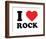 I Heart Rock-null-Framed Giclee Print