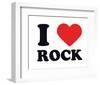 I Heart Rock-null-Framed Giclee Print