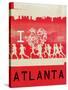 I Heart Running Atlanta-null-Stretched Canvas