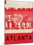 I Heart Running Atlanta-null-Mounted Poster
