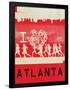 I Heart Running Atlanta-null-Framed Poster