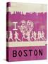 I Heart Running Boston-null-Stretched Canvas