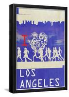 I Heart Running LA-null-Framed Poster