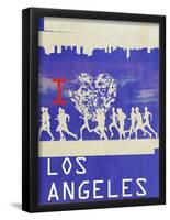 I Heart Running LA-null-Framed Poster