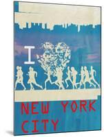 I Heart Running NYC 2-null-Mounted Poster