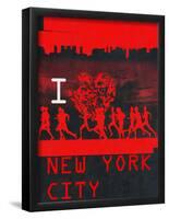 I Heart Running NYC-null-Framed Poster