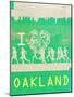 I Heart Running Oakland-null-Mounted Poster